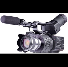 Sony NEX FS700 With Standard 18-200mm lens