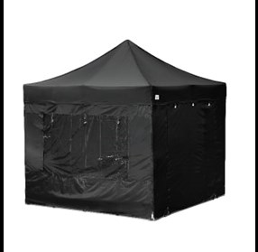 Gala Tent - Pop Up tjald - 3x3m - Svart