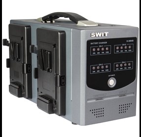 Swit Battery Charger D-3004S for 4*Vmount